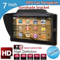 7 인치 800x480 화면 fm 트럭 gps 네비게이션 ddr 256m 8gb mtk wince 6.0 msb2531 800mhz 자동차 차량 gps 네비게이터, 유선 카메라로