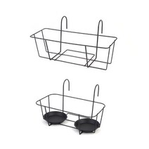 베란다 창틀 난간 선반 행잉 화분 받침 걸이대 가로