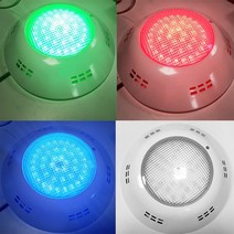UV-안티 PC 소재 수중 램프 12V 방수 IP68 색상 변경 RGB 풀 조명, 02 Warm White_04 45W