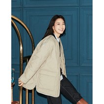 [지오다노]372913여 오버핏 어니언 퀼팅 경량 하프자켓05372913