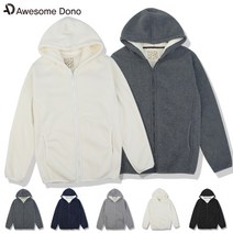 남녀노소 커플 이너 전부 양털 후리스 후드 집업