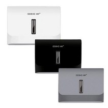 핸드타올 케이스 화장지 휴지 디스펜서, 블랙, 1개, 1개