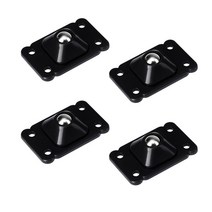 4Pcs 접착 캐스터 캐비닛 서랍 보관 상자 휴지통 용 도르래 롤러 작은 가구 하드웨어 휠 박스 스케이트 보, 06 4pcs F