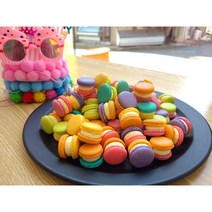 한입쏙 미니마카롱 쫀득한 수제마카롱 파티 피크닉 홈카페 마카롱선물 아이간식 어린이집간식