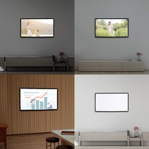 SC 접이식 휴대용 빔프로젝터 스크린 132X75CM 16:9비율 이동형스크린 프로젝트스크린