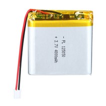 백색소음기 스터디카페 아날로그 강아지 3.7V 4000mAh 125050 충전식 리포 배터리 길이 52mm, 01 1pcs