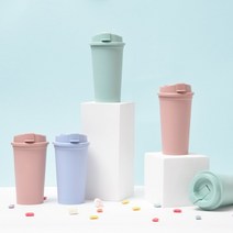 [씨밀렉스] 리유저블 텀블러 3개 세트, 뚜껑모양:베이직 / 색상:민트 3개