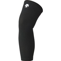 DESCENTE (데산트) 배구 ​​무릎 서포터 두 서포터 (패드 없음) DVB-8703 블랙 × 화이트 (BLK) F