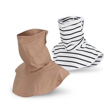 브랜드없음 2023 JXR 숨쉬기편한 알래스카 메쉬 귀걸이 숄더 마스크, 숄더 목폴라 메쉬화이트