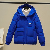 유광패딩 여성 겨울 자켓 2022 new parkas hooded thicken warm jackets outwear 캐주얼 루즈 코튼 패딩 코트 여성 의류