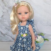 파올라레이나옷 블루홀터넥 드레스 DIY/완제품