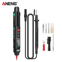 digital multimeter 멀티 테스터기 전기 전압 테스트기 멀티메타 백라이트 디, 02 체코, 02 with Phase Seque