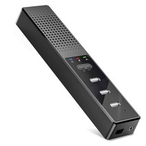 화상 회의를위한 마이크 및 허브 USB 회의 스피커 PC 마이크 3 1 컴퓨터 스피커, 검정, 하나