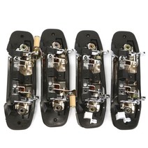 자동차 꾸미기 차량 손잡이 모패너 크롬 도어 핸들 호환용 미쓰비시 파제로 1992 1993 1994 1995 1996 1997 액세서리 4 개입