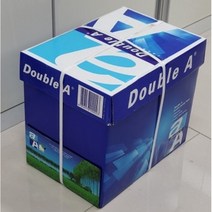 Double A 80g 2500매 더블에이 1BOX 고급 두꺼운 복사용지, 4세트, A4