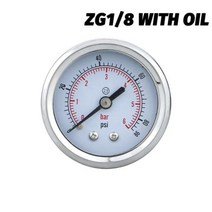 휠캡 tpms 젠더 자동차 휠 프로텍터 락볼트 Y50z 축 수압 게이지 스테인레스 스틸 쉘 스레드 연결 휴대용 진공 압력, 0-0.4Mpa+03