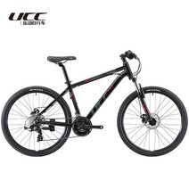 자전거 새로운 ucc Brad MD Shimano 21단 기계식 디스크 브레이크 합금, 26인치, Honor Black 17 (권장 신장 168-1