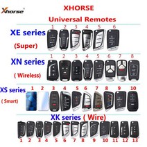XHORSE-VVDI 범용 리모컨 스마트/슈퍼/무선/와이어 리모트 키 XS/XE/XN/XK 시리즈 영어 버전, XS series remote_8