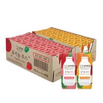 상하목장유기농주스125ml 사과딸기케일24팩+사과오렌지케일24팩, 상세페이지 참조, 상세페이지 참조