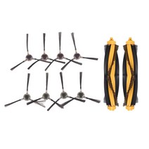 8 PC를 사이드 브러쉬 2 PC를 메인 브러쉬를 들어 Ecovacs Deebot M81 DM81PRO M85 M88 OZMO 930 DR95 DR96 DR97 DR98 진공 청소, 보여진 바와 같이, 하나, 1개