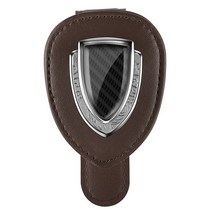 트랙터의자 자동차 안경 보관 클립 홀더 선글라스 동풍 트랙터 용 액세서리 개, 1pcsBrown+For Ferrari