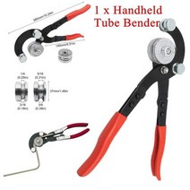 파이프밴딩기 유압식 밴딩기 1pc 수동 파이프 벤더 헤비 듀티 튜브 벤딩 Machine3/16 " 5/16 도구 기, 한개옵션0