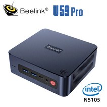 미니PC 데스크탑 고사양 Beelink u59 pro windows 11 인텔 셀러론 n5105 ddr4 8gb 256gb 1000m wifi5 bt4.0 게임 컴퓨터 vs s, n5105용 u59, 에게, 8기가바이트 128기가바이트