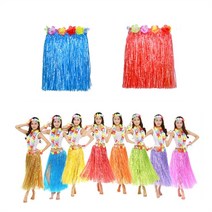 하와이 훌라 댄스 의상 세트, 30cm블루