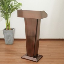 스테인리스 스틸 단상 교회강대상 연단 고급 강의대 강연대 크리스탈 연설대 사회대, 다마이 레드 브론즈