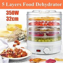 도라지 홍삼 배 사과 마늘 매실 식품 건조기 350W 600W 5/8 트레이 공기 건조기 식품 탈수기 과일 야채 허, 01 350W 5 Trays_02 EU