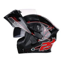 소두 루비 경량 신제품 블루투스 헬멧 플립업 바이저 듀얼 렌즈 카스코 모토 쿨 오토바이 풀페이스 모터바, 12 Red 2S K8 BT_03 XL, 12 Red 2S K8 BT_03 XL