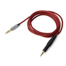 오디오테크니카 ATH-M50x ATH-M40x AHT-M70x 헤드폰 케이블, 레드, 본상품선택, 레드
