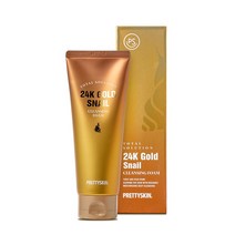 프리티스킨 토탈솔루션 24K 골드 스네일 클렌징 폼, 1개