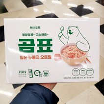 곰표 밀눈 누룽지 오트밀 750g 개별포장 30g 25봉 아침 한끼