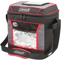 Coleman 콜맨 캠핑 소프트 아이스쿨러백 보냉용기 9캔, 0cc, Red