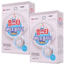 [발포거품이 구석구석] 홈스타 세탁조클리너 버블워시 100g X 2포, 2개
