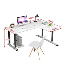 ㄱ자책상 초중고등대학생 기역자 기억자 형 코너, 14080 높이 75 오른쪽 모서리