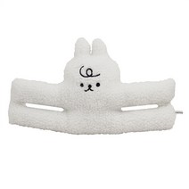 씨앤초이스 귀여운 문고리 봉제인형 문닫힘 손끼임 방지 도어스토퍼, 앞머리토끼