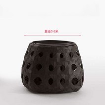 야외 원형 썬배드 소파 수영장 의자 비치 해변 정원 펜션 바다 발코니 일광 리클라이닝 레저 리클라이닝 호텔 민박 리클라이닝, (와이드 등나무 커피 테이블) 직경 0.6미터