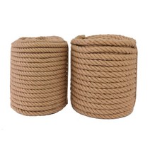 새끼줄 조경끈 밀 밧줄 나무 짚 쥬트로프, 50mm 두께 20m