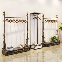 업소용 의류 매장 행거 엔틱 북유럽 디스플레이 렉, (세트 2)전체 길이 290/사진참고