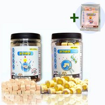 [2+1]고양이간식 샘플증정 닭가슴살큐브70g+닭가슴살안에노른자 70g 오리큐브 증정 열빙어트릿, 오리 70g 2개