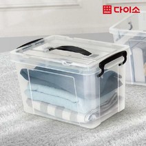 [다이소]클리어수납함(34.3*24*20.5cm)-1034027