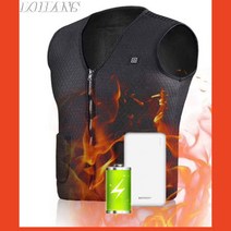 LOHANS 보조배터리 포함 2021신형 USB 발열조끼 온열조끼 열선조끼 KC인증 겨울 작업복