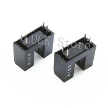 ROHM 574 u 자형 슬롯 피치 5 mm 라이트 커플링 DIP4 그루브 광전 스위치 전송 유형 센서 개, 한개옵션0