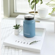 아기 이유식 죽보관 스텐 보온통 420ml 캠핑 보온보냉병 휴대용 냉온병, 그린