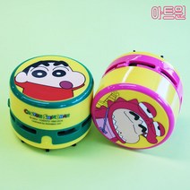 10000짱구프리미엄미니고급청소기 데스크청소기 캐릭터 문구점 크리스마스 아트윈, 01 그린