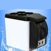 xupeng 냉장보온 24볼트 차량용 냉장고 대용량 7.5리터 화물차 전용 냉장고 H153, 표준배치, 6L 블랙(12V+220V)