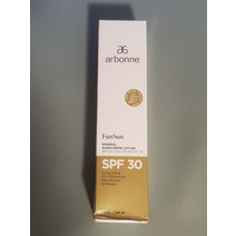 선크림 ARBONNE 펀썬 미네랄 선크림 로션 SPF 305 Oz. 튜브 무향