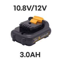 디월트 호환 배터리 12V 18V 20V 전동 공구 드릴 급속 충전기 DCD996 DCD998 DC999, 10.8V 12V 3Ah개
